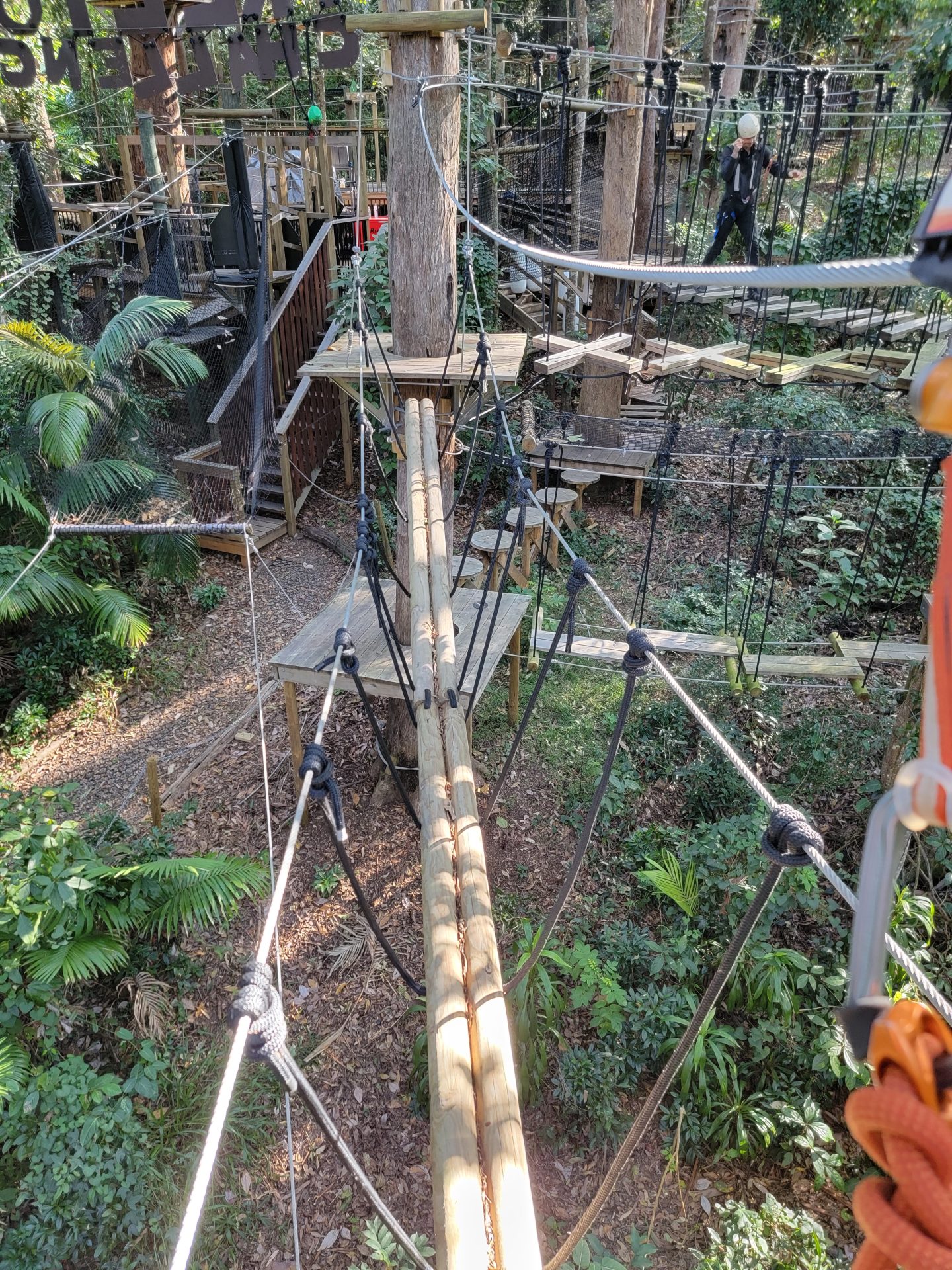 Image of high ropes course being inspected by Aidaptive Consulting